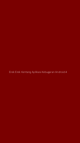 Tampilan Antarmuka Aplikasi Erek Erek Kentang Aplikasi Kebugaran Android - 4