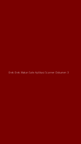 Tampilan Antarmuka Aplikasi Erek Erek Makan Sate Aplikasi Scanner Dokumen - 3