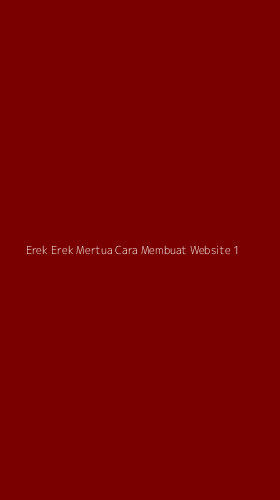 Tampilan Antarmuka Aplikasi Erek Erek Mertua Cara Membuat Website - 1