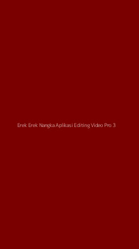 Tampilan Antarmuka Aplikasi Erek Erek Nangka Aplikasi Editing Video Pro - 3