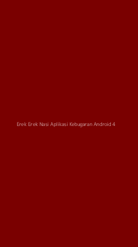 Tampilan Antarmuka Aplikasi Erek Erek Nasi Aplikasi Kebugaran Android - 4