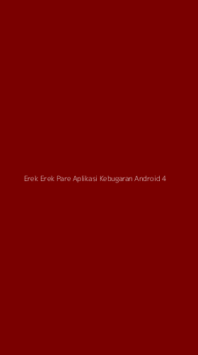 Tampilan Antarmuka Aplikasi Erek Erek Pare Aplikasi Kebugaran Android - 4