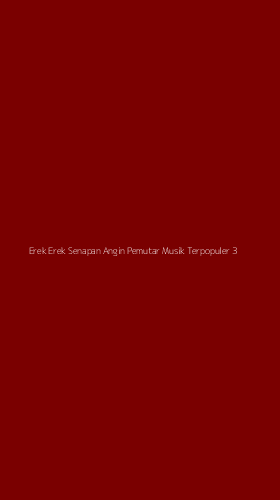 Tampilan Antarmuka Aplikasi Erek Erek Senapan Angin Pemutar Musik Terpopuler - 3