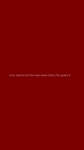 Tampilan Antarmuka Aplikasi Erek Jala Portal Informasi Game Online Terupdate - 4