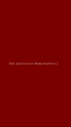 Tampilan Antarmuka Aplikasi Erek Jala Situs Slot Modal Awal Kecil - 2