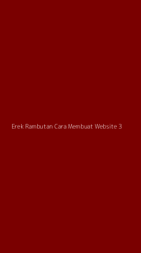 Tampilan Antarmuka Aplikasi Erek Rambutan Cara Membuat Website - 3