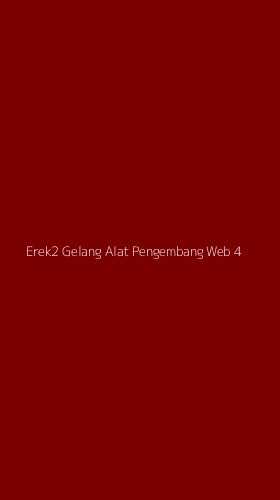 Tampilan Antarmuka Aplikasi Erek2 Gelang Alat Pengembang Web - 4