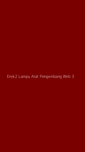 Tampilan Antarmuka Aplikasi Erek2 Lampu Alat Pengembang Web - 3
