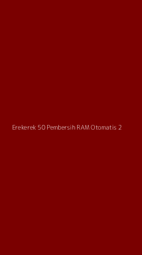 Tampilan Antarmuka Aplikasi Erekerek 50 Pembersih Ram Otomatis - 2