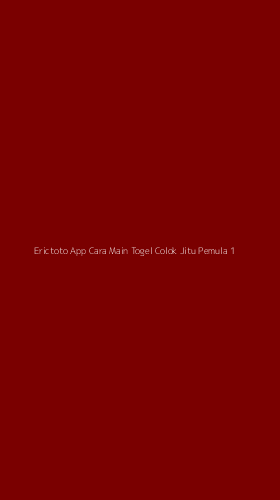 Tampilan Antarmuka Aplikasi Erictoto App Cara Main Togel Colok Jitu Pemula - 1