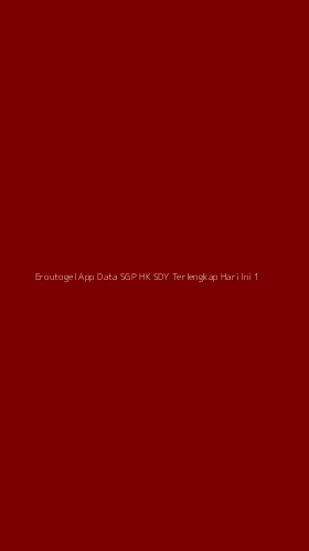 Tampilan Antarmuka Aplikasi Eroutogel App Data Sgp Hk Sdy Terlengkap Hari Ini - 1