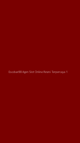 Tampilan Antarmuka Aplikasi Escobar88 Agen Slot Online Resmi Terpercaya - 1