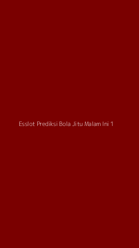 Tampilan Antarmuka Aplikasi Esslot Prediksi Bola Jitu Malam Ini - 1