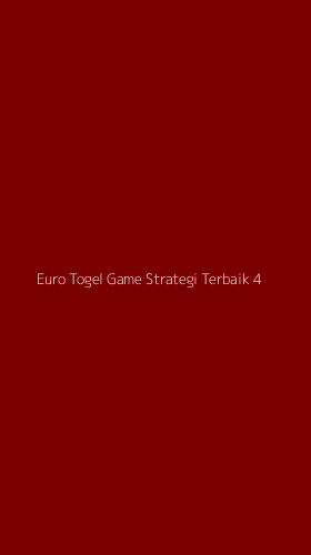 Tampilan Antarmuka Aplikasi Euro Togel Game Strategi Terbaik - 4
