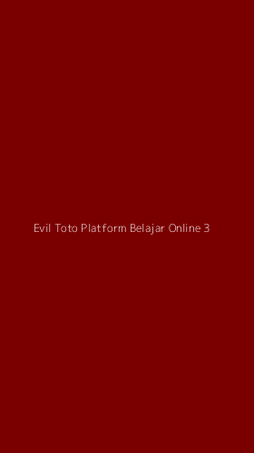 Tampilan Antarmuka Aplikasi Evil Toto Platform Belajar Online - 3