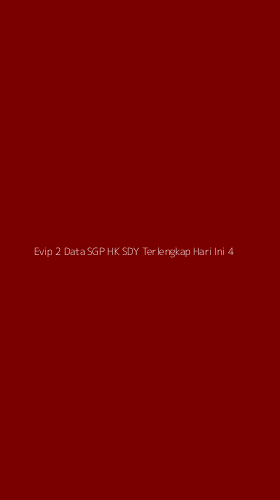 Tampilan Antarmuka Aplikasi Evip 2 Data Sgp Hk Sdy Terlengkap Hari Ini - 4