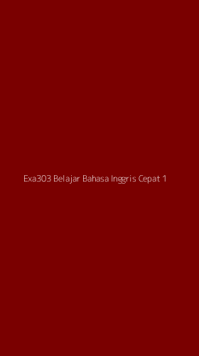 Tampilan Antarmuka Aplikasi Exa303 Belajar Bahasa Inggris Cepat - 1