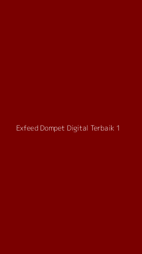 Tampilan Antarmuka Aplikasi Exfeed Dompet Digital Terbaik - 1