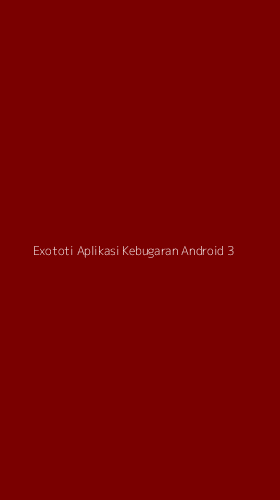 Tampilan Antarmuka Aplikasi Exototi Aplikasi Kebugaran Android - 3