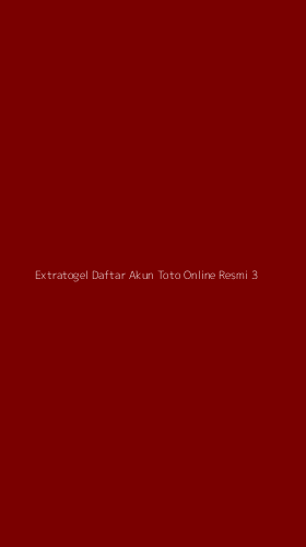Tampilan Antarmuka Aplikasi Extratogel Daftar Akun Toto Online Resmi - 3