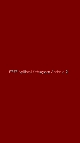Tampilan Antarmuka Aplikasi F7f7 Aplikasi Kebugaran Android - 2