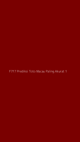 Tampilan Antarmuka Aplikasi F7f7 Prediksi Toto Macau Paling Akurat - 1