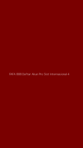 Tampilan Antarmuka Aplikasi Fafa 888 Daftar Akun Pro Slot Internasional - 4