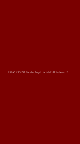 Tampilan Antarmuka Aplikasi Fafa123 Slot Bandar Togel Hadiah Full Terbesar - 2