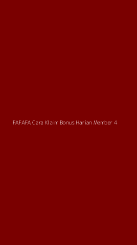 Tampilan Antarmuka Aplikasi Fafafa Cara Klaim Bonus Harian Member - 4