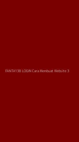 Tampilan Antarmuka Aplikasi Fanta138 Login Cara Membuat Website - 3