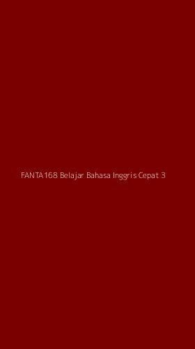 Tampilan Antarmuka Aplikasi Fanta168 Belajar Bahasa Inggris Cepat - 3