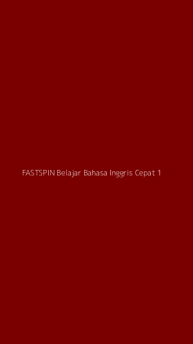 Tampilan Antarmuka Aplikasi Fastspin Belajar Bahasa Inggris Cepat - 1