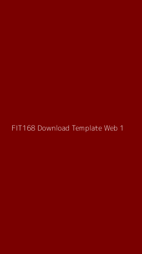 Tampilan Antarmuka Aplikasi Fit168 Download Template Web - 1