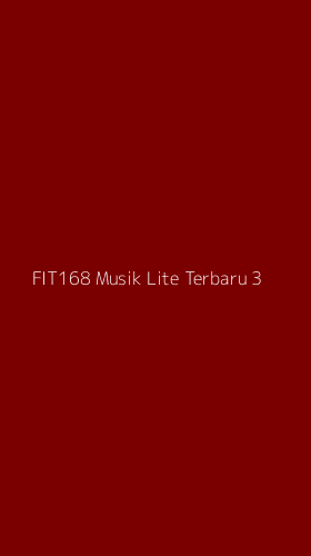 Tampilan Antarmuka Aplikasi Fit168 Musik Lite Terbaru - 3