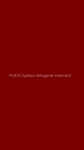 Tampilan Antarmuka Aplikasi Five55 Aplikasi Kebugaran Android - 4