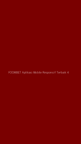 Tampilan Antarmuka Aplikasi Foombet Aplikasi Mobile Responsif Terbaik - 4