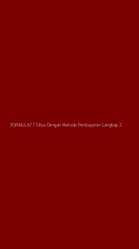 Tampilan Antarmuka Aplikasi Formula77 Situs Dengan Metode Pembayaran Lengkap - 2
