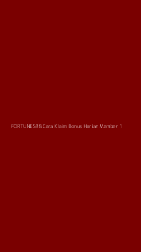 Tampilan Antarmuka Aplikasi Fortunes88 Cara Klaim Bonus Harian Member - 1