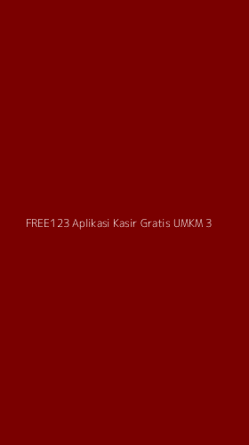 Tampilan Antarmuka Aplikasi Free123 Aplikasi Kasir Gratis Umkm - 3