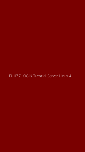Tampilan Antarmuka Aplikasi Fuji77 Login Tutorial Server Linux - 4