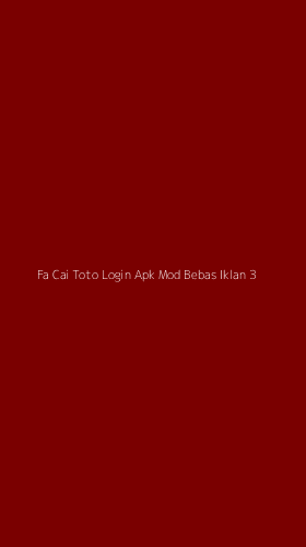 Tampilan Antarmuka Aplikasi Fa Cai Toto Login Apk Mod Bebas Iklan - 3