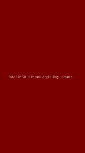 Tampilan Antarmuka Aplikasi Fafa118 Situs Pasang Angka Togel Aman - 4