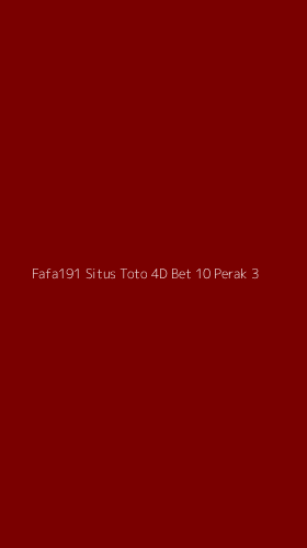 Tampilan Antarmuka Aplikasi Fafa191 Situs Toto 4d Bet 10 Perak - 3