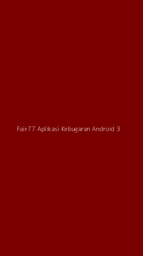 Tampilan Antarmuka Aplikasi Fair77 Aplikasi Kebugaran Android - 3
