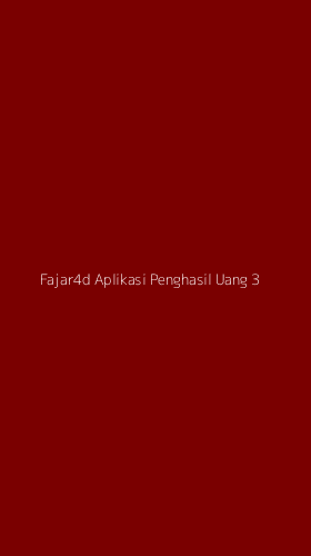 Tampilan Antarmuka Aplikasi Fajar4d Aplikasi Penghasil Uang - 3