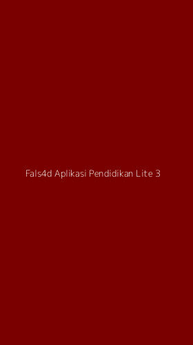 Tampilan Antarmuka Aplikasi Fals4d Aplikasi Pendidikan Lite - 3