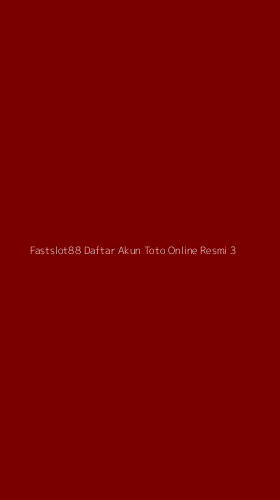Tampilan Antarmuka Aplikasi Fastslot88 Daftar Akun Toto Online Resmi - 3