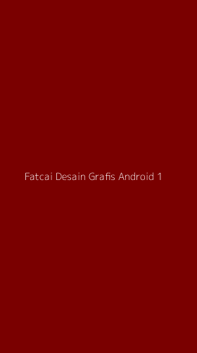 Tampilan Antarmuka Aplikasi Fatcai Desain Grafis Android - 1