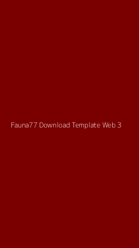 Tampilan Antarmuka Aplikasi Fauna77 Download Template Web - 3