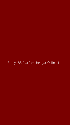 Tampilan Antarmuka Aplikasi Fendy188 Platform Belajar Online - 4